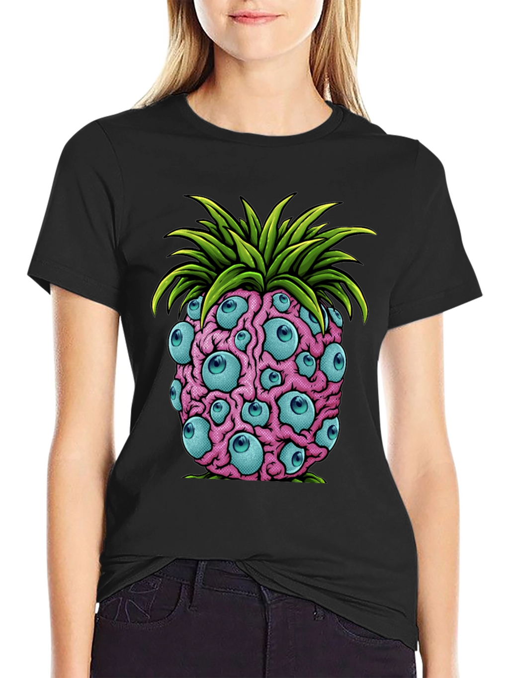 Eye-Catching Pineapple Graphic Tee