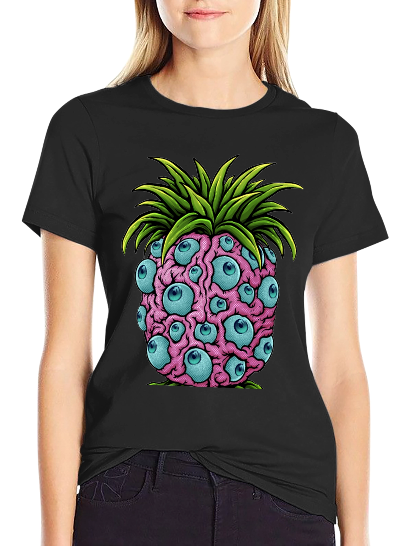 Eye-Catching Pineapple Graphic Tee