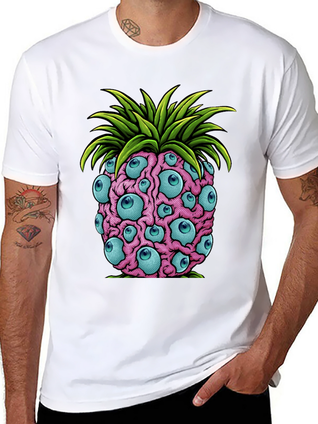 Eye-Catching Pineapple Graphic Tee