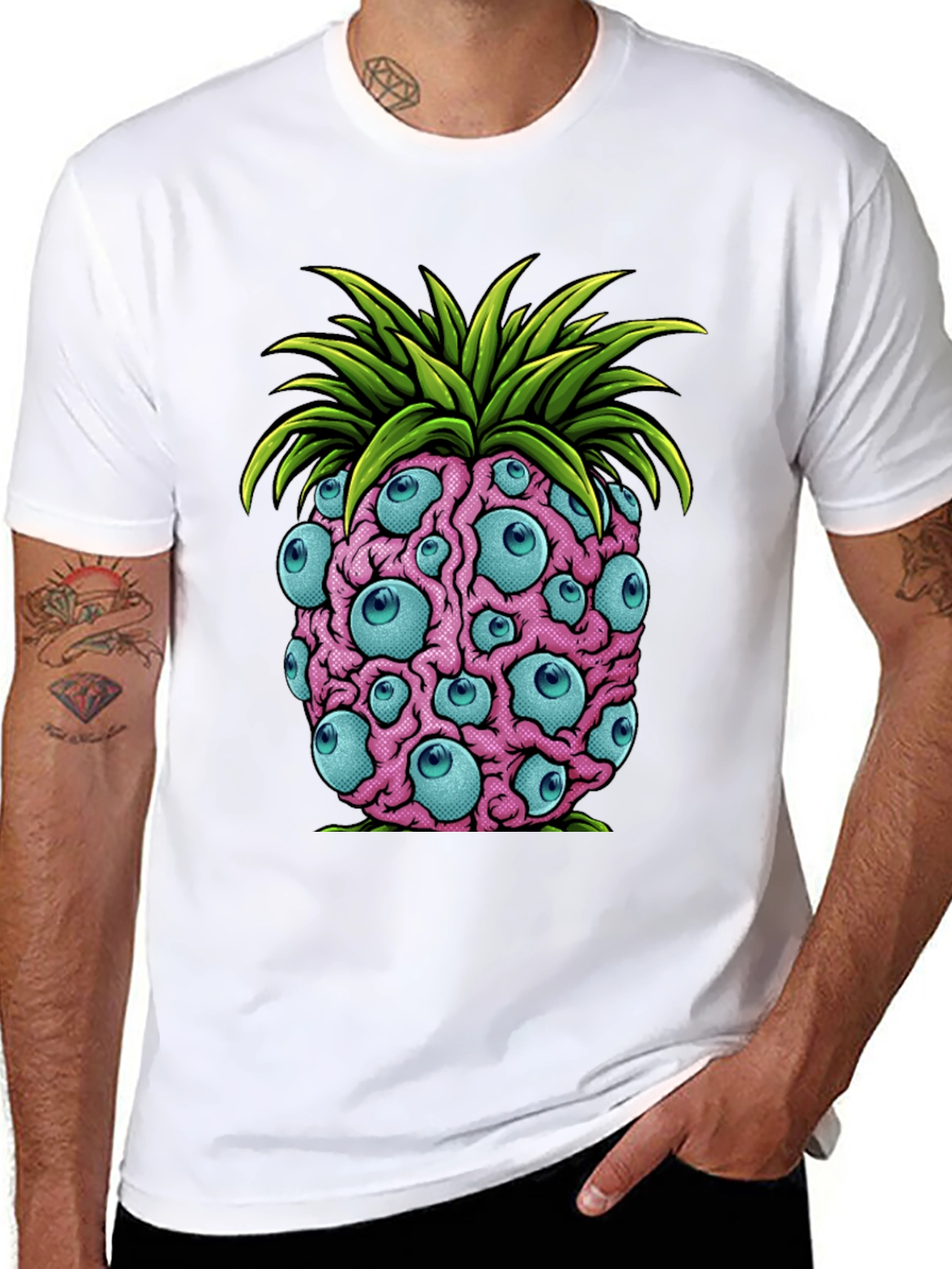 Eye-Catching Pineapple Graphic Tee