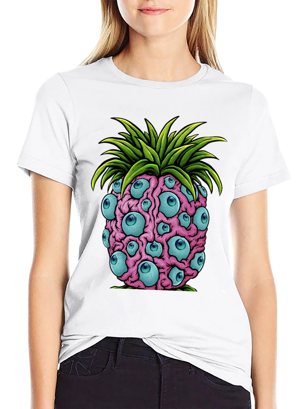 Eye-Catching Pineapple Graphic Tee