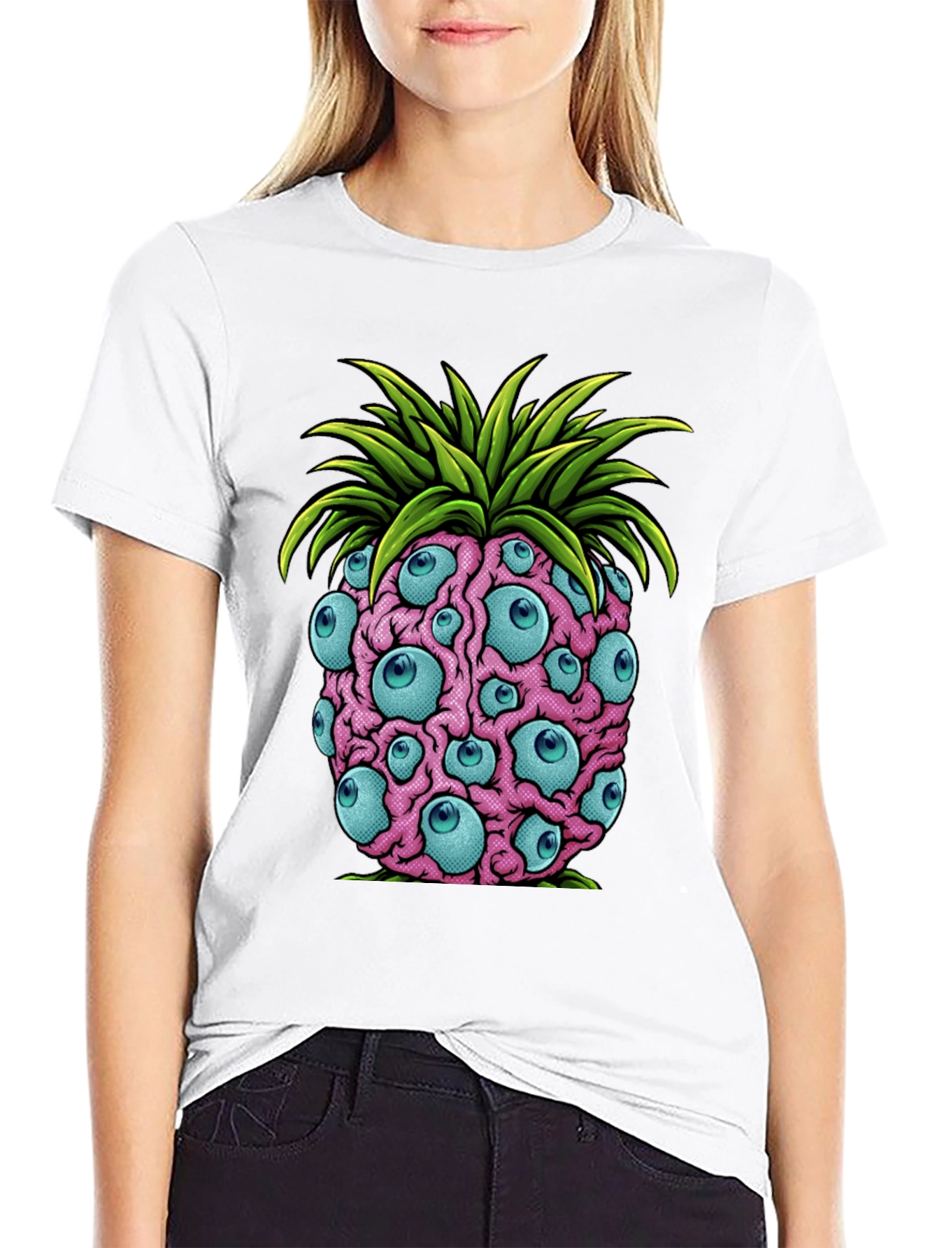 Eye-Catching Pineapple Graphic Tee