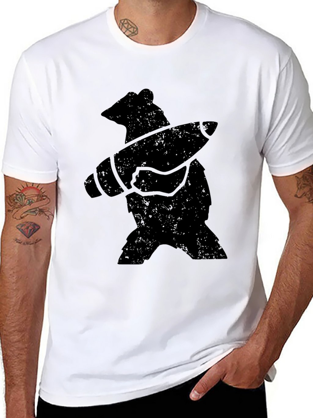 Bear with Rocket T-Shirt