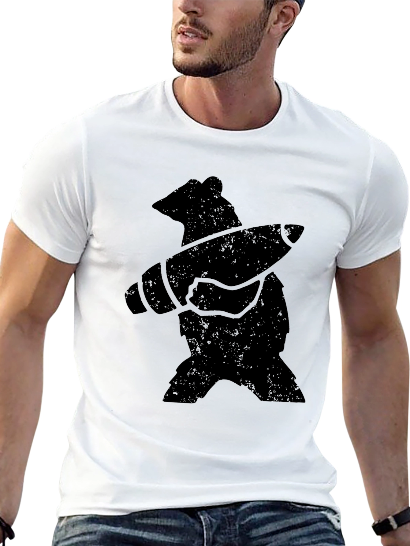 Bear with Rocket T-Shirt
