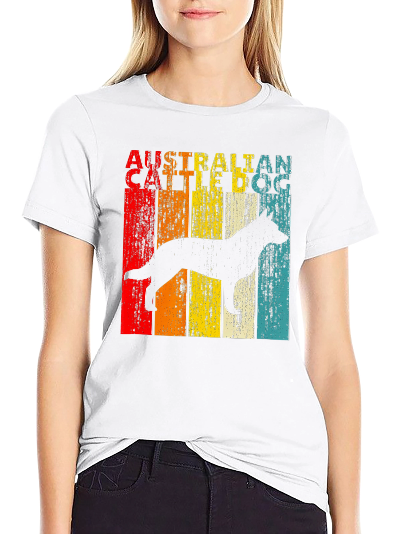 Australian Cattle Dog Retro Graphic Tee