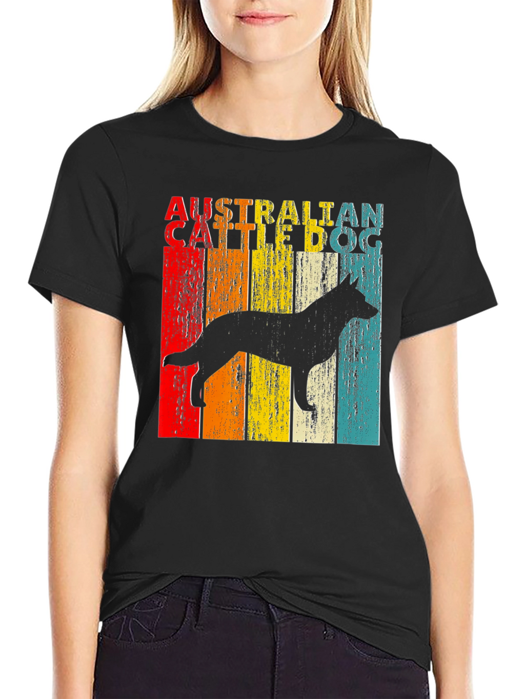 Australian Cattle Dog Retro Graphic Tee