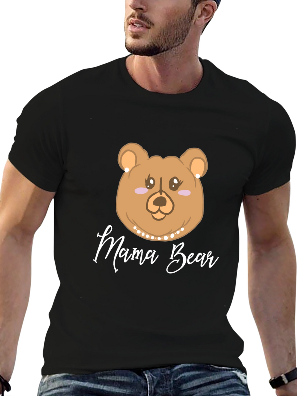 Mama Bear T-Shirt - Cute Bear Graphic Tee
