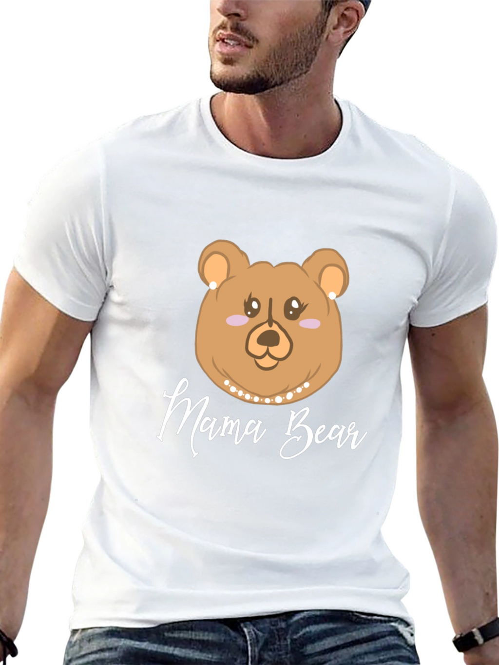 Mama Bear T-Shirt - Cute Bear Graphic Tee