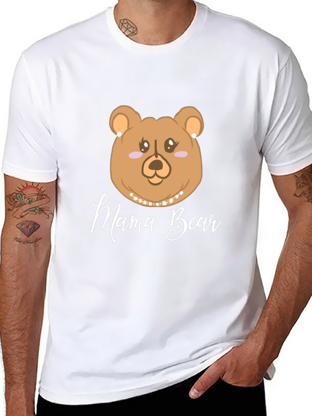 Mama Bear T-Shirt - Cute Bear Graphic Tee