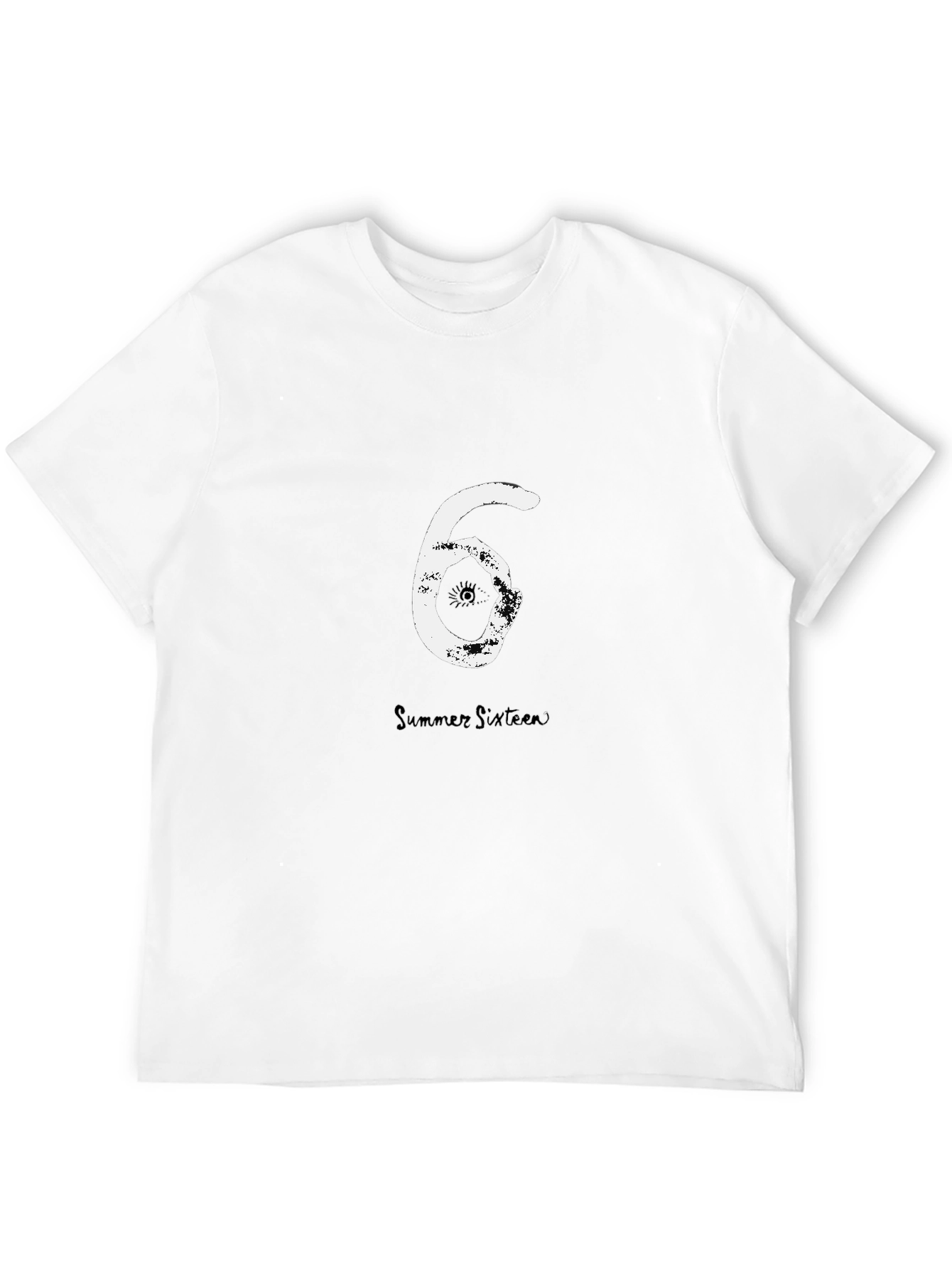 Summer Sixteen Tee - Black Cotton Graphic T-Shirt