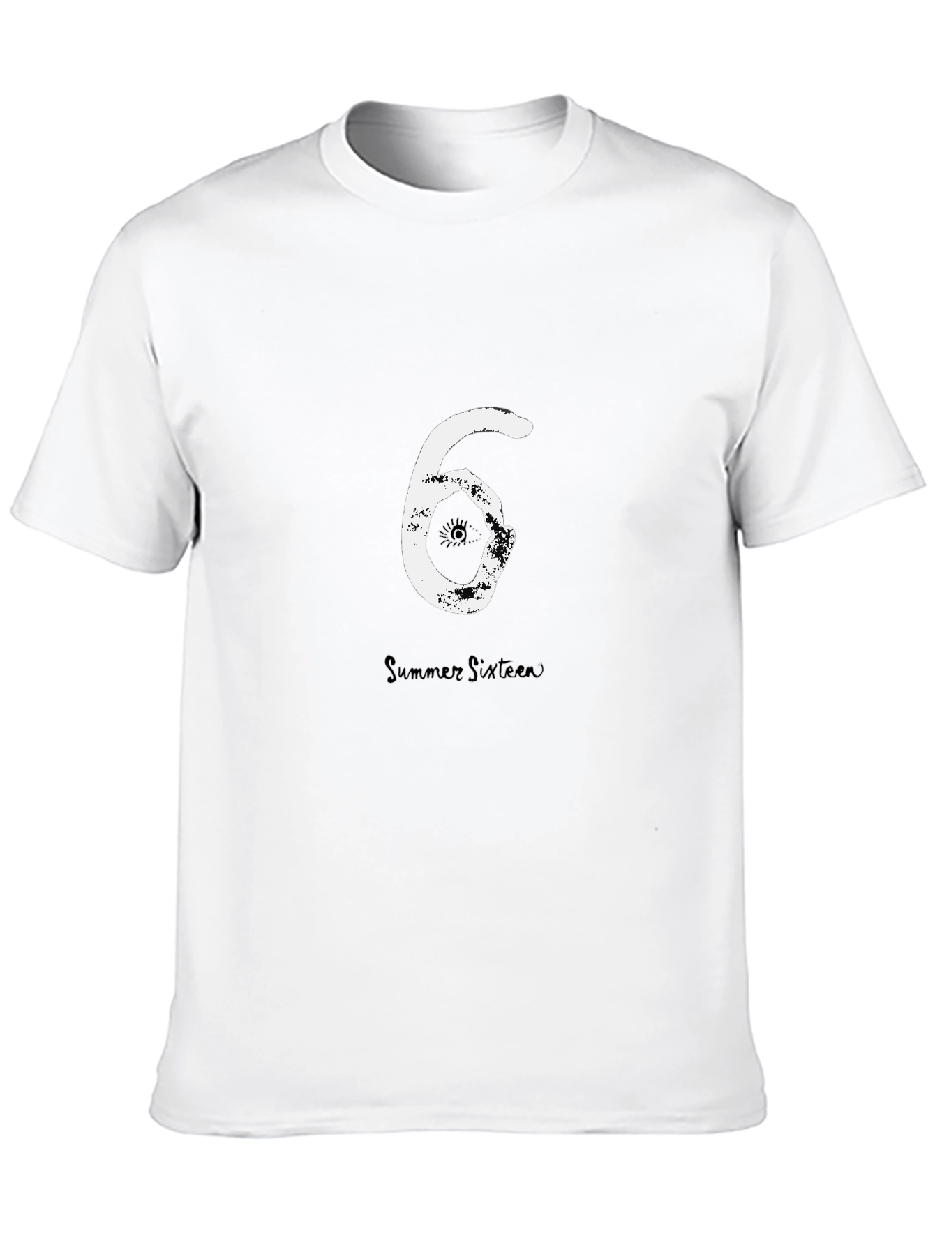 Summer Sixteen Tee - Black Cotton Graphic T-Shirt