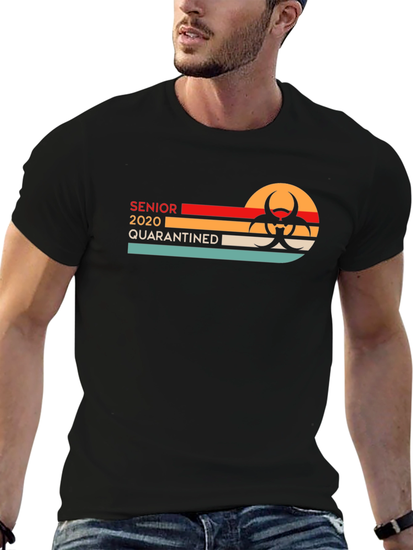 Senior 2020 Quarantined Retro T-Shirt