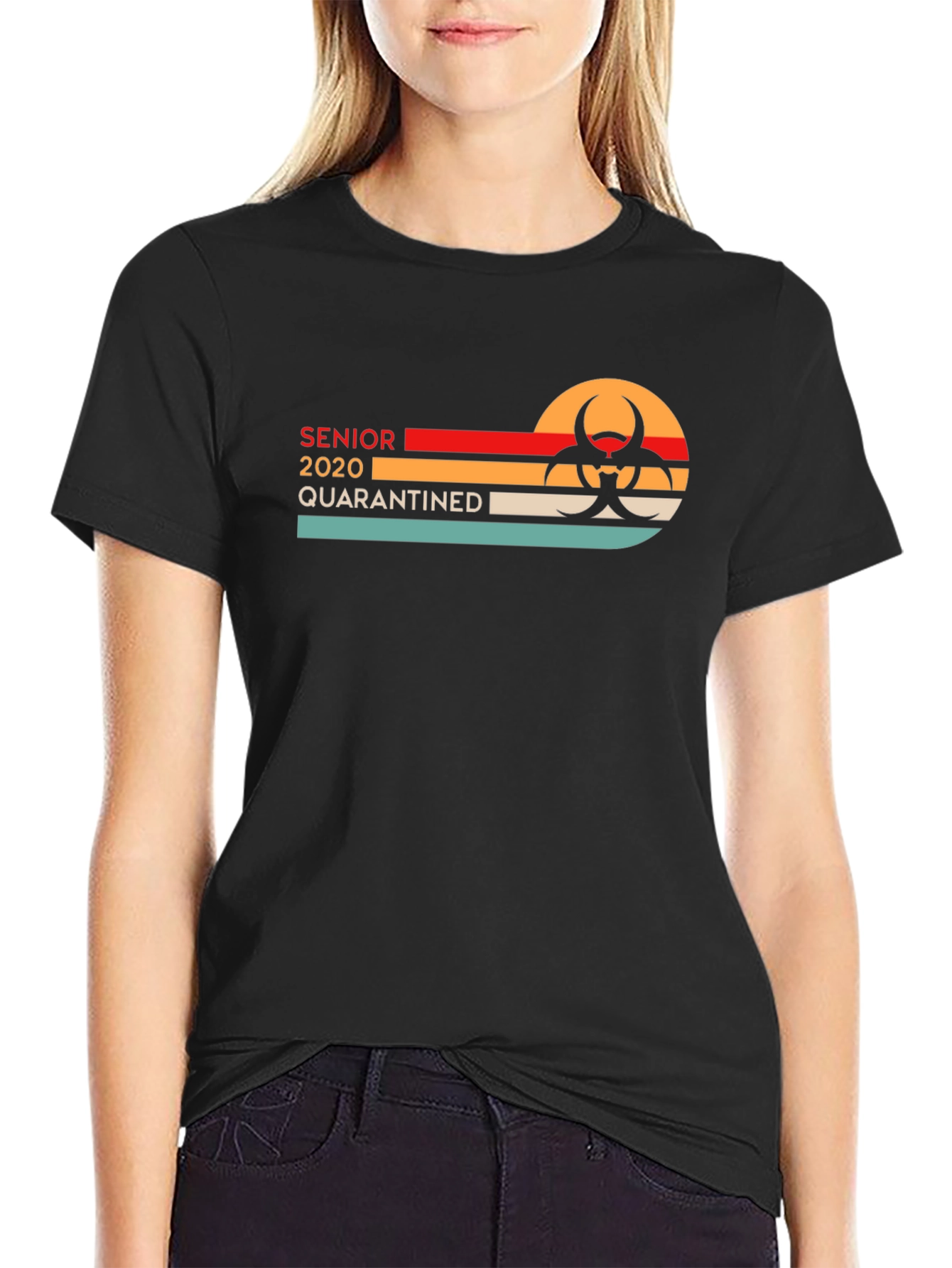 Senior 2020 Quarantined Retro T-Shirt