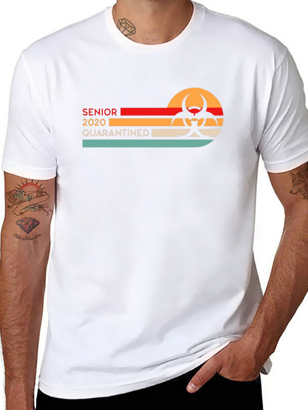 Senior 2020 Quarantined Retro T-Shirt
