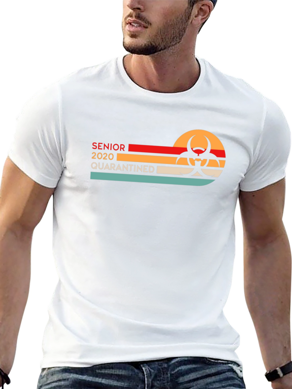 Senior 2020 Quarantined Retro T-Shirt
