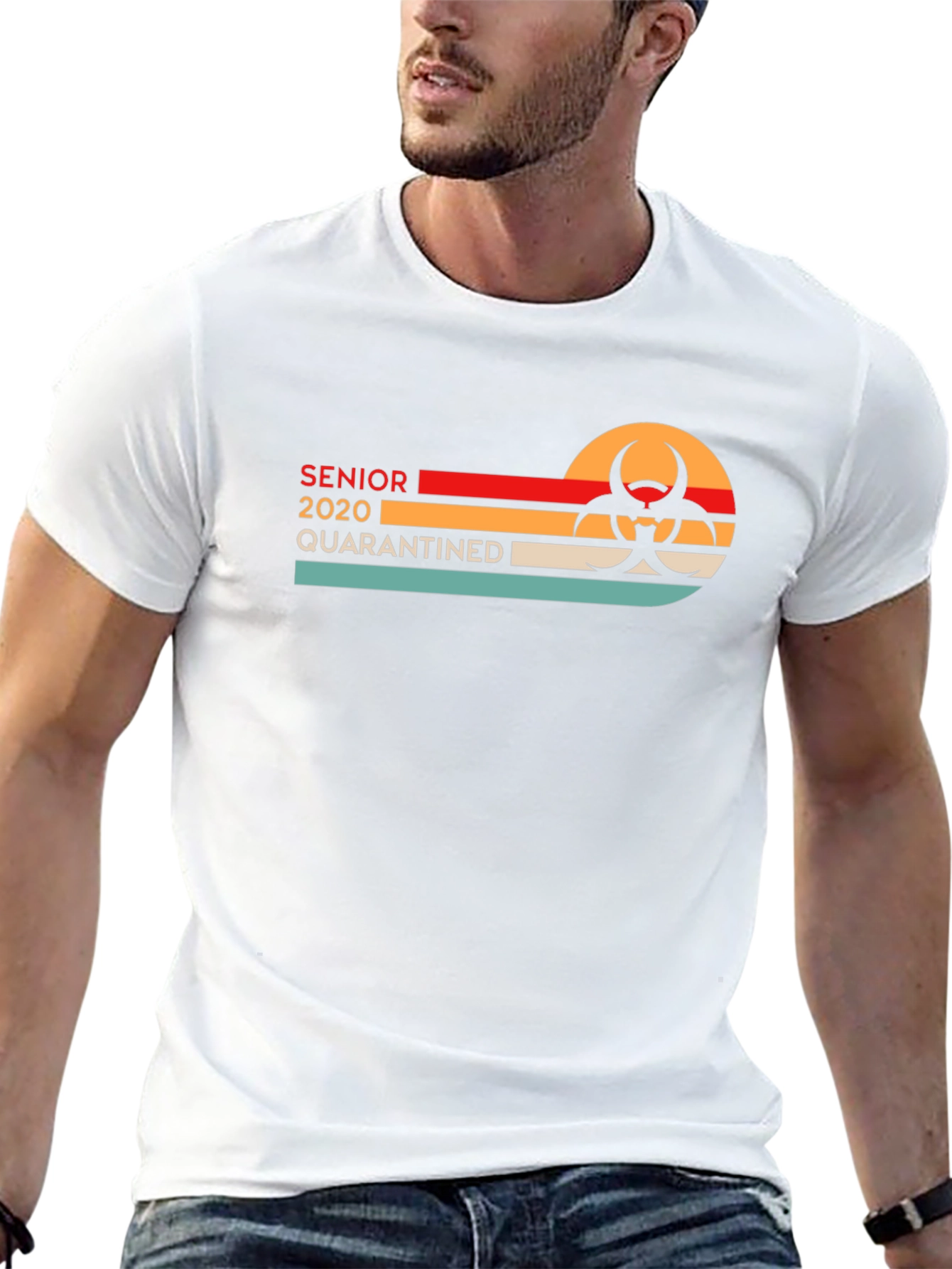 Senior 2020 Quarantined Retro T-Shirt