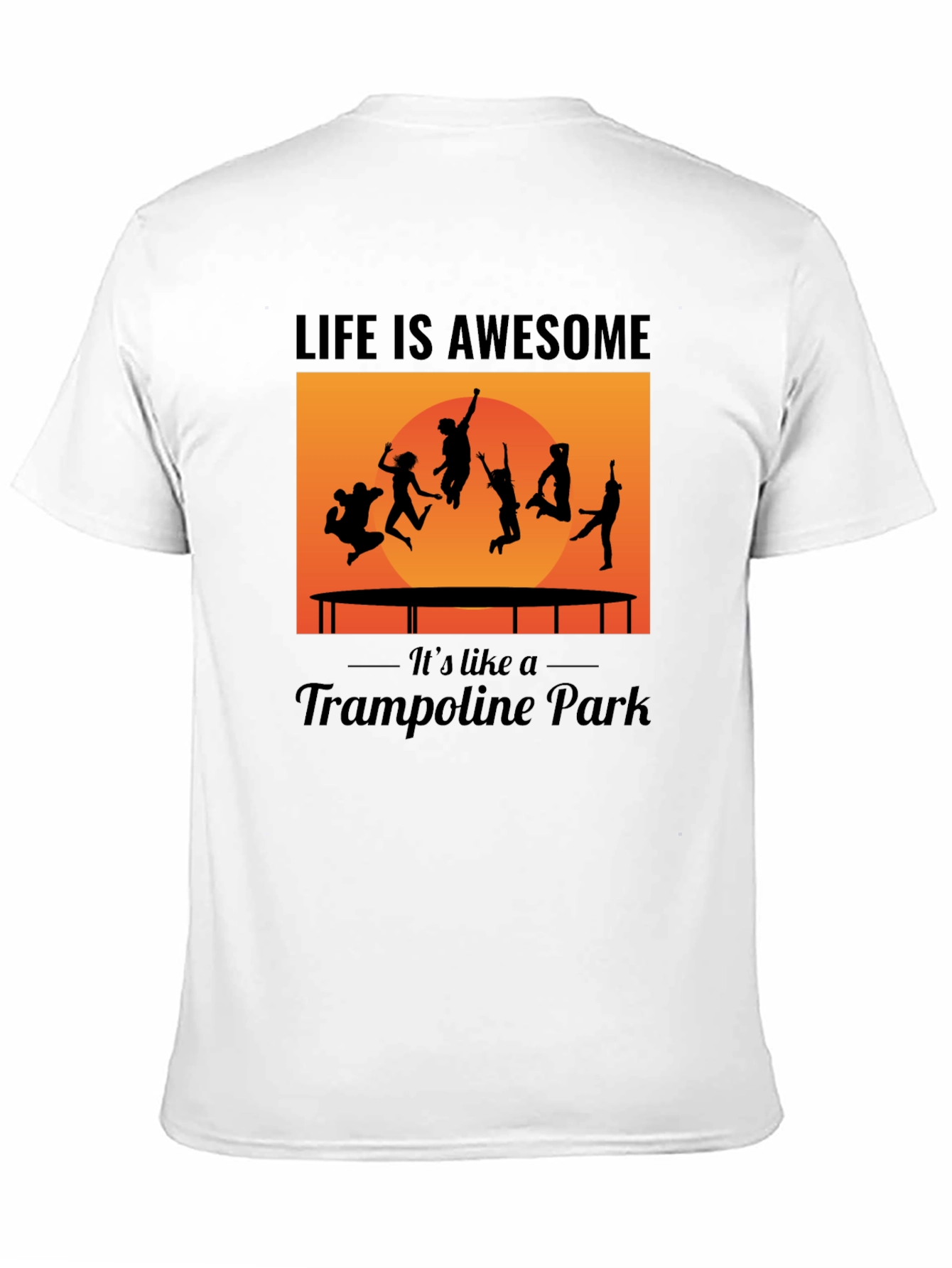 Awesome Trampoline Park Life Graphic Tee