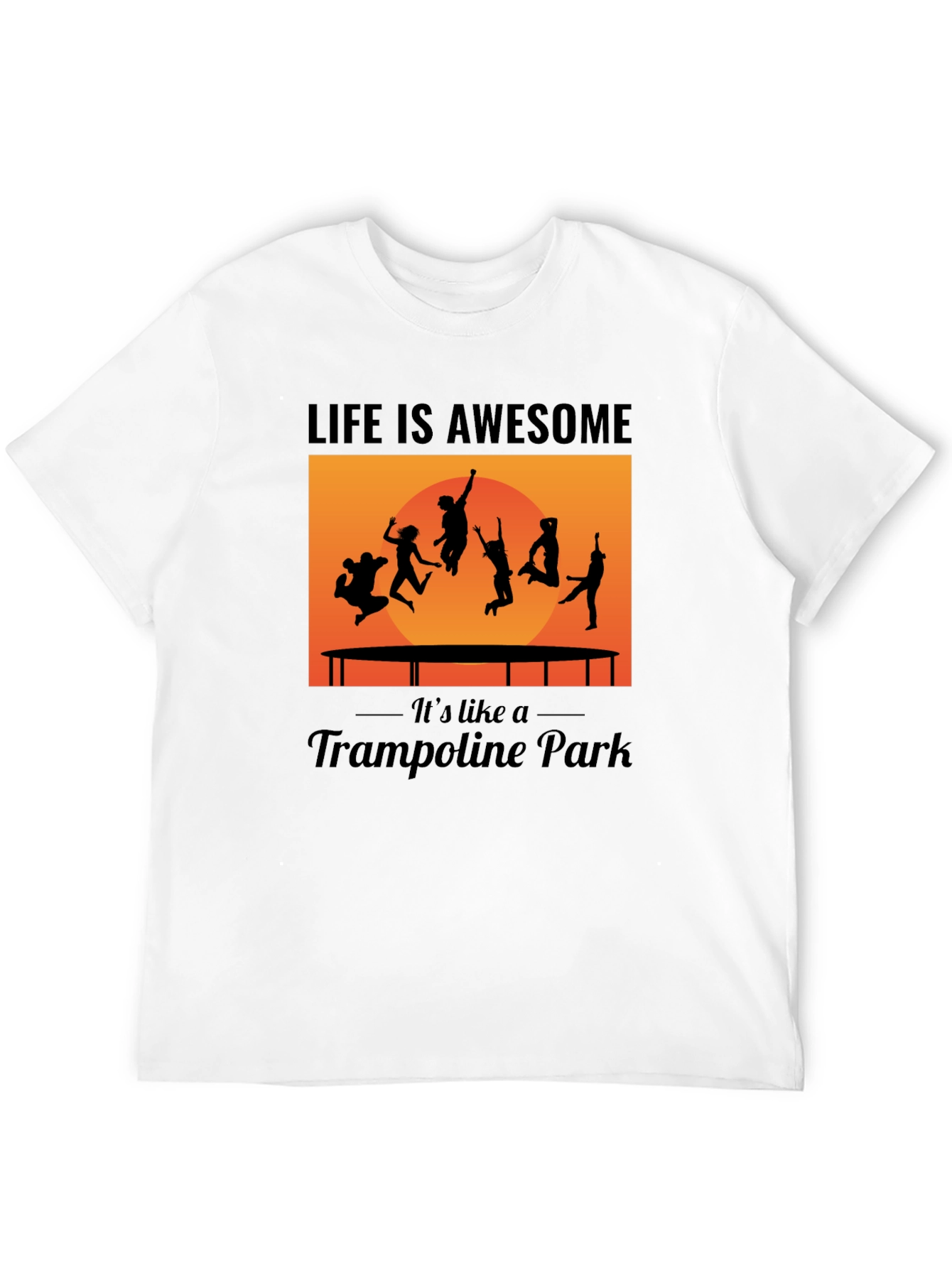 Awesome Trampoline Park Life Graphic Tee
