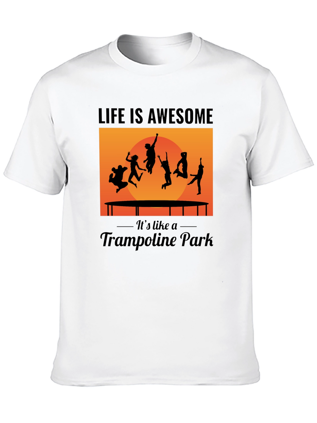 Awesome Trampoline Park Life Graphic Tee