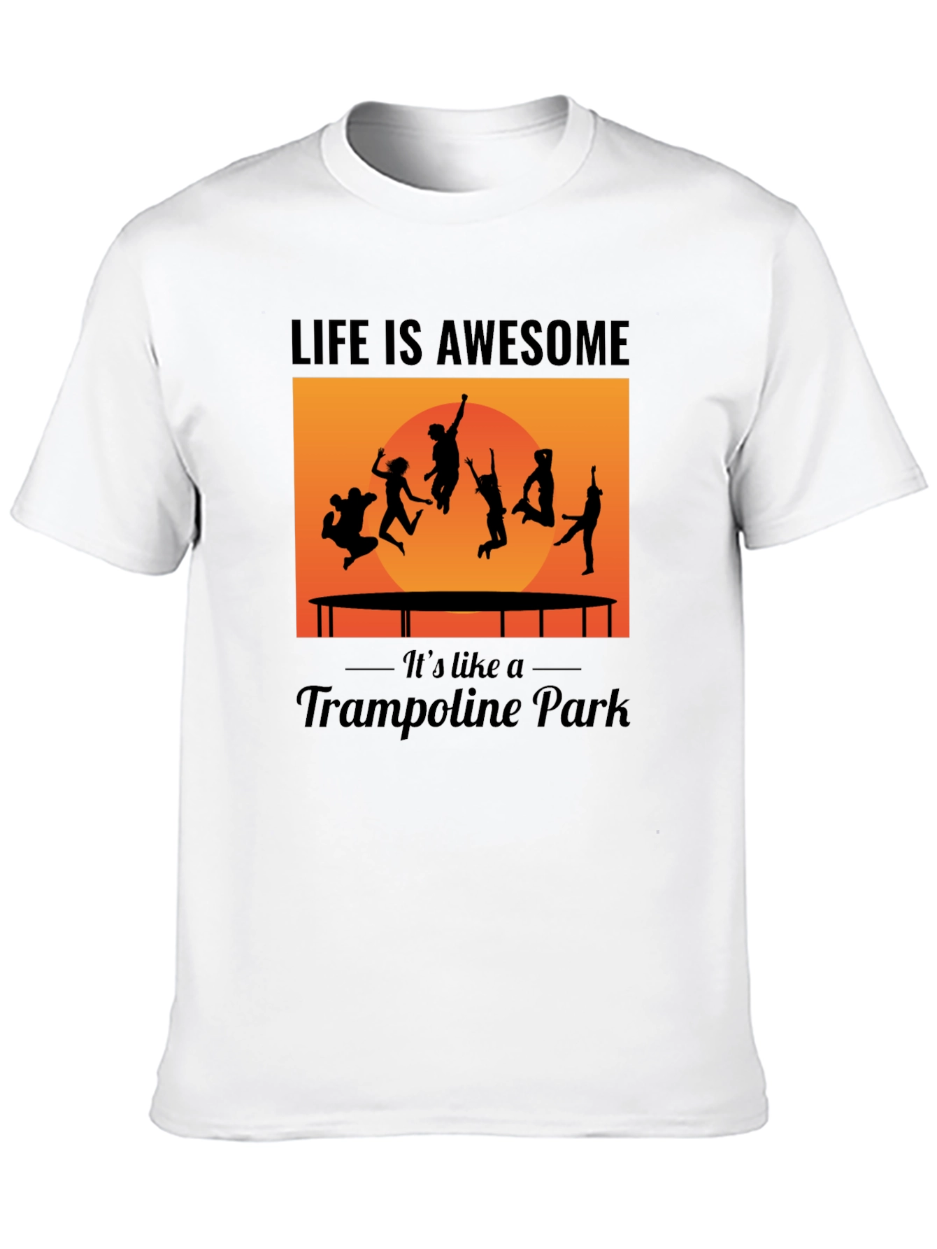 Awesome Trampoline Park Life Graphic Tee