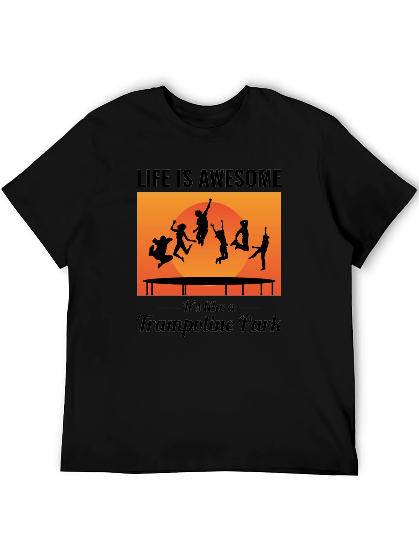 Awesome Trampoline Park Life Graphic Tee