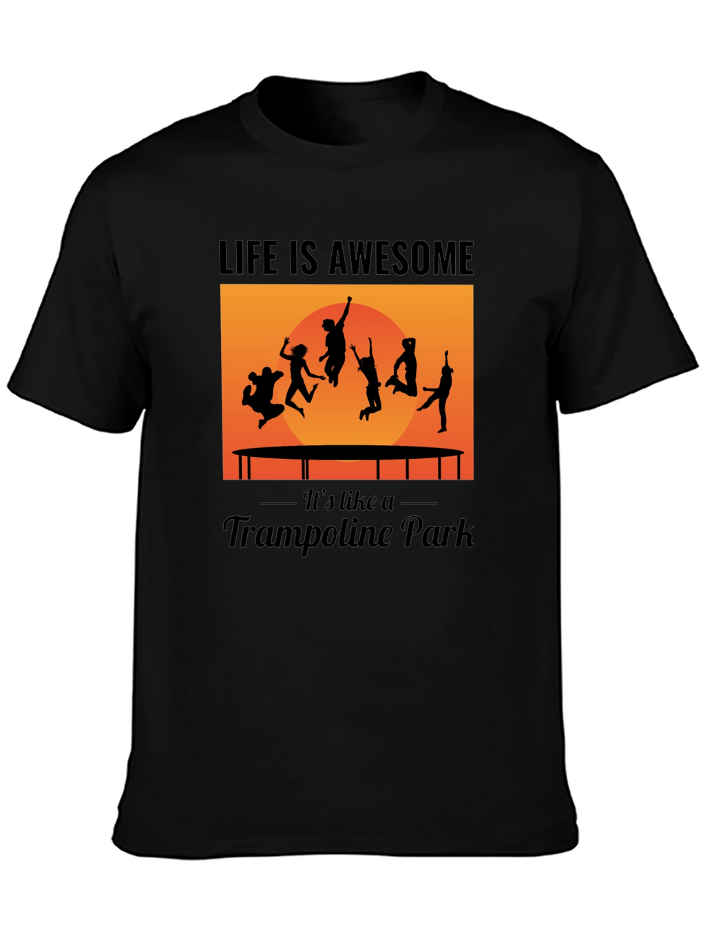 Awesome Trampoline Park Life Graphic Tee