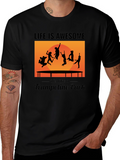 Awesome Trampoline Park Life Graphic Tee