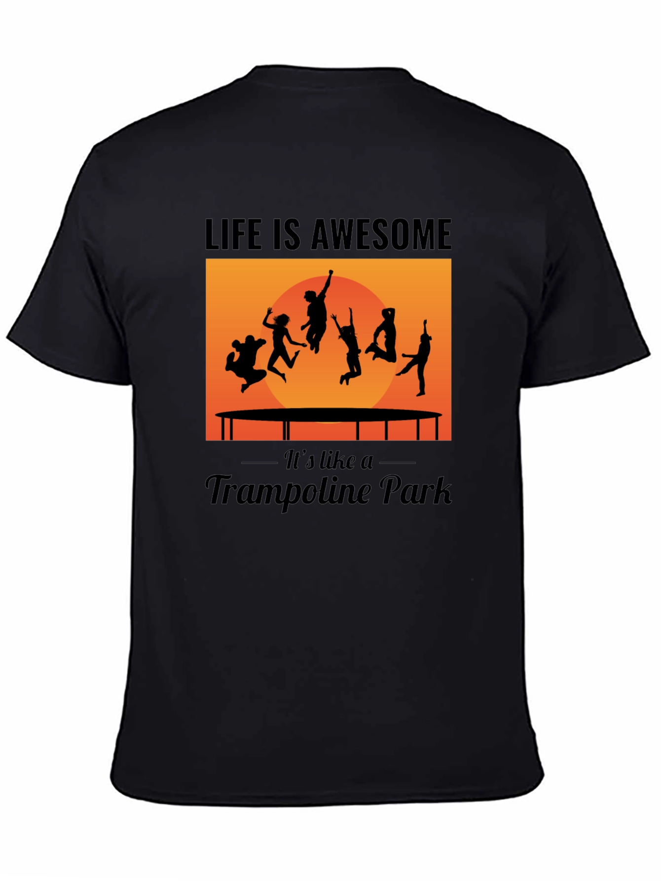 Awesome Trampoline Park Life Graphic Tee