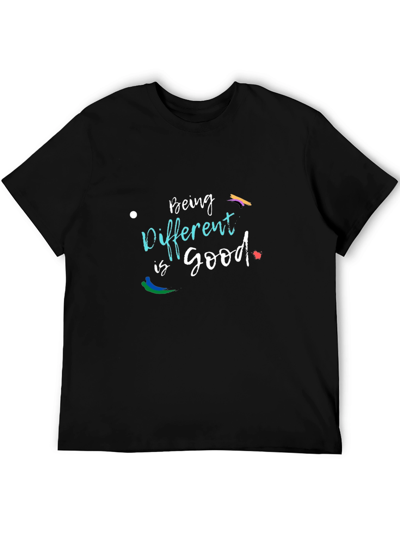 Being Different is Good - Black T-Shirt