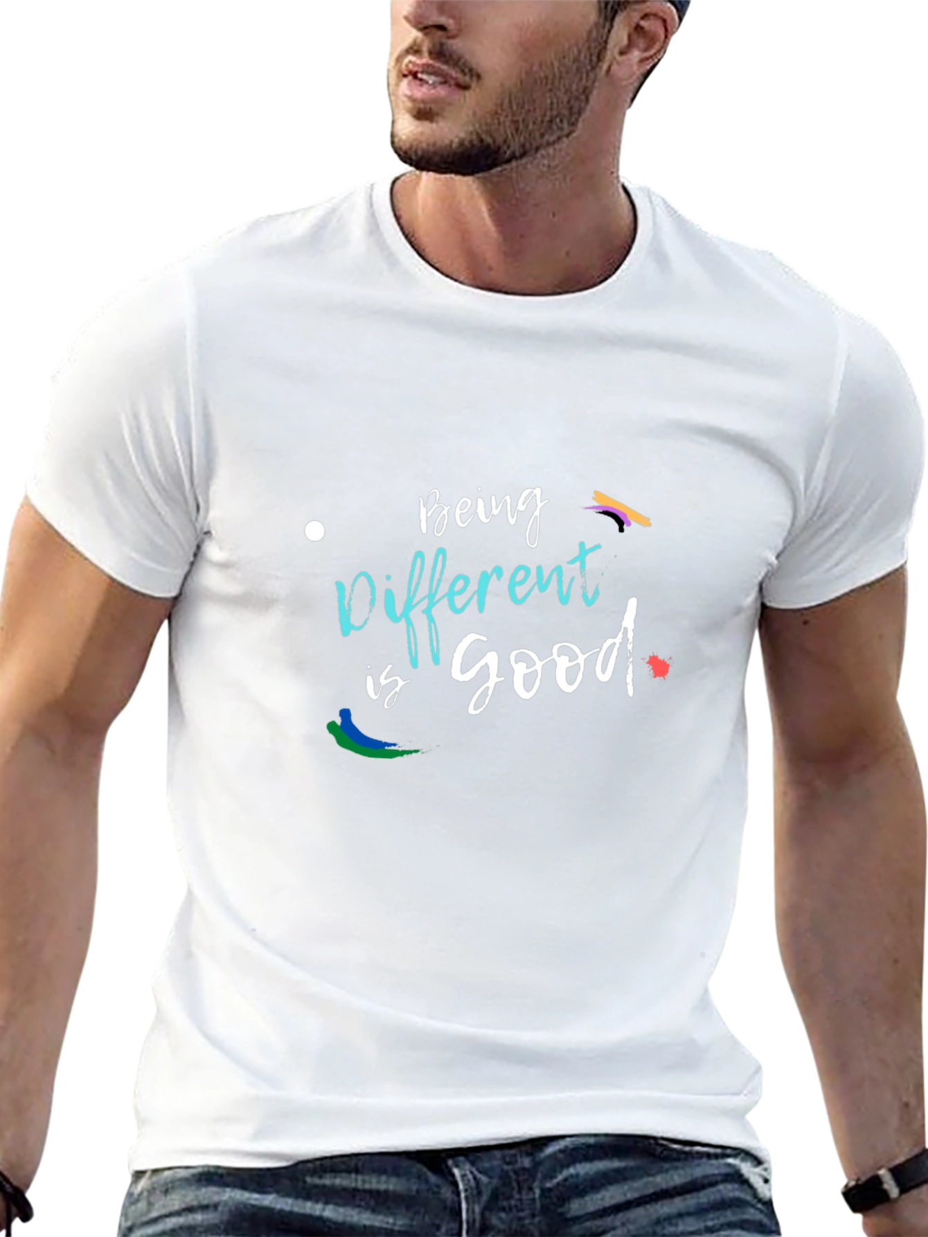 Being Different is Good - Black T-Shirt