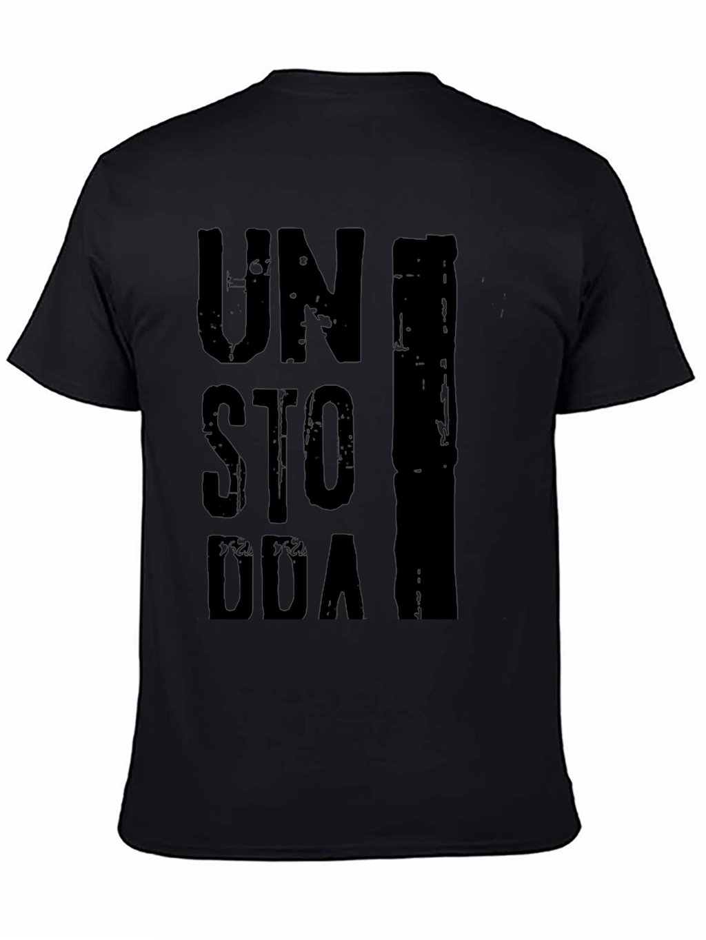 Unstoppable Graphic Print Black T-Shirt