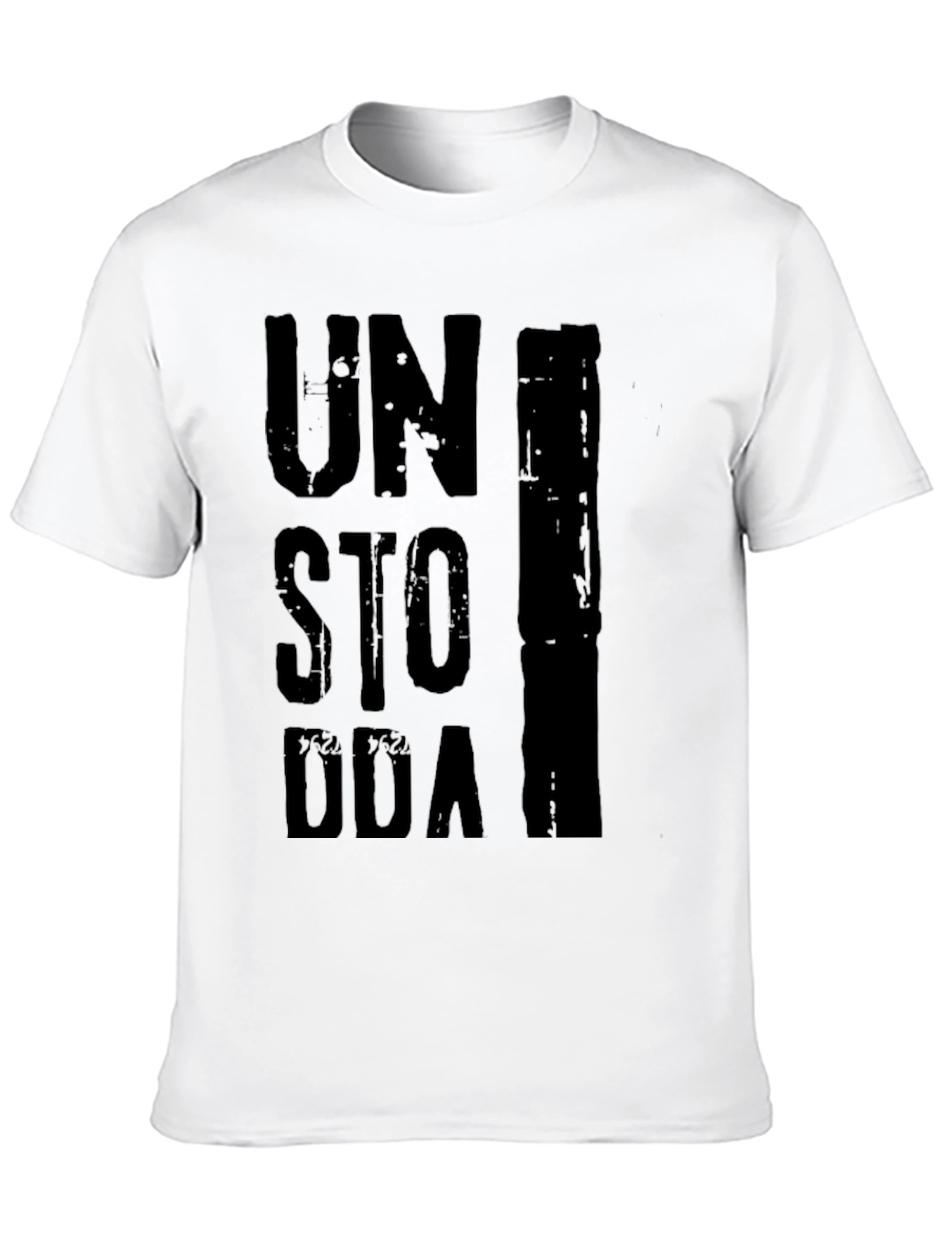Unstoppable Graphic Print Black T-Shirt