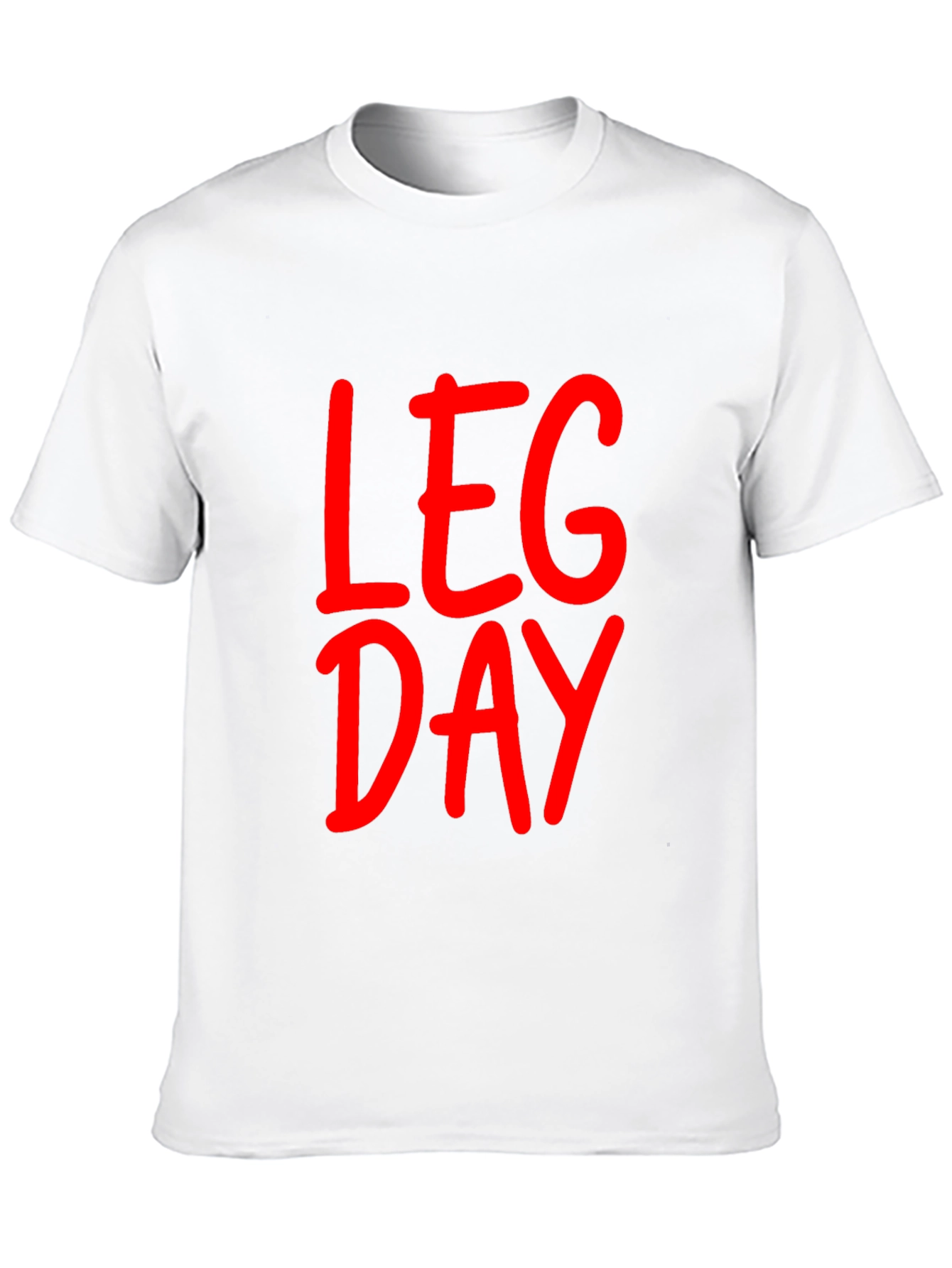 Leg Day Black T-Shirt - Gym Workout Apparel