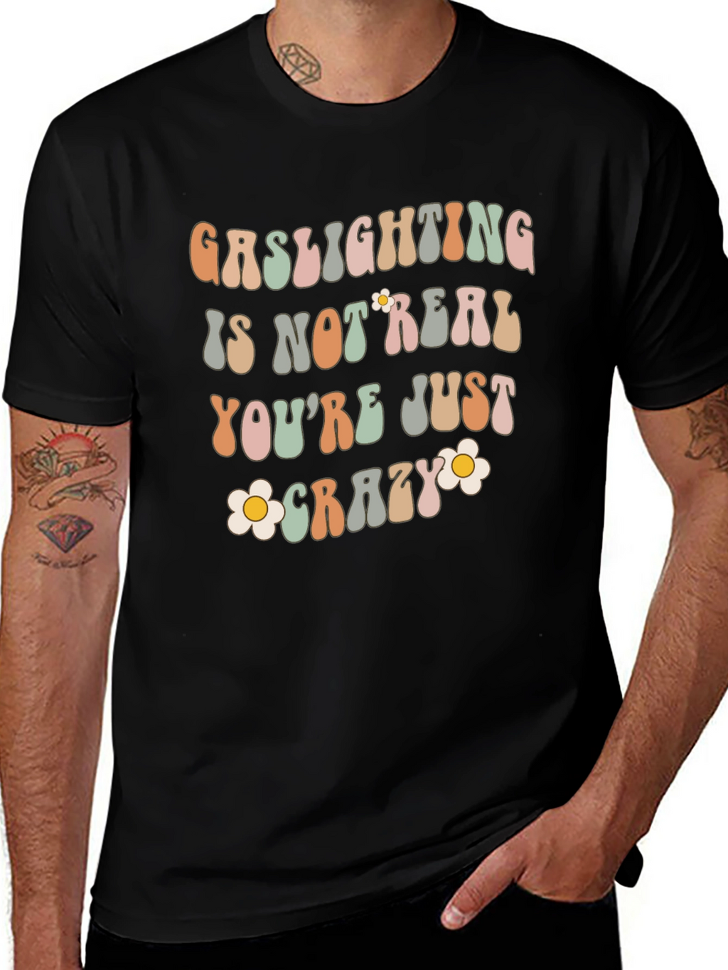 Gaslighting Is Not Real Graphic Tee