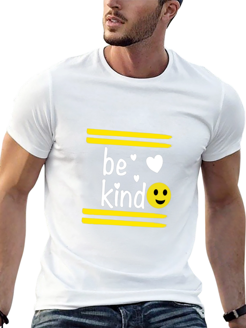 Be Kind Graphic Tee - Positive Message Black T-Shirt
