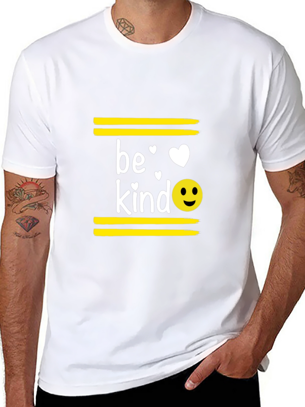 Be Kind Graphic Tee - Positive Message Black T-Shirt