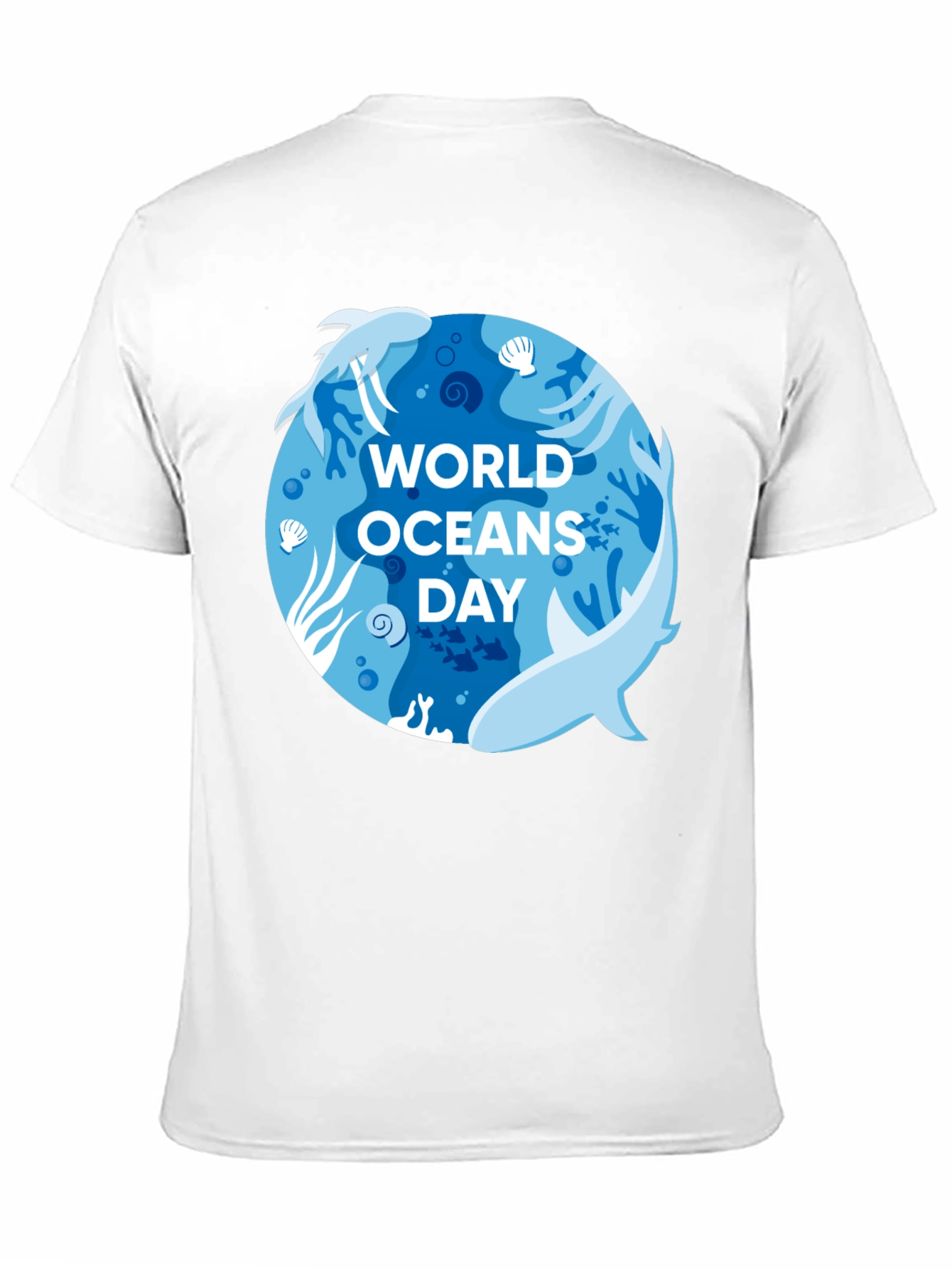 World Oceans Day T-Shirt - Shark Design
