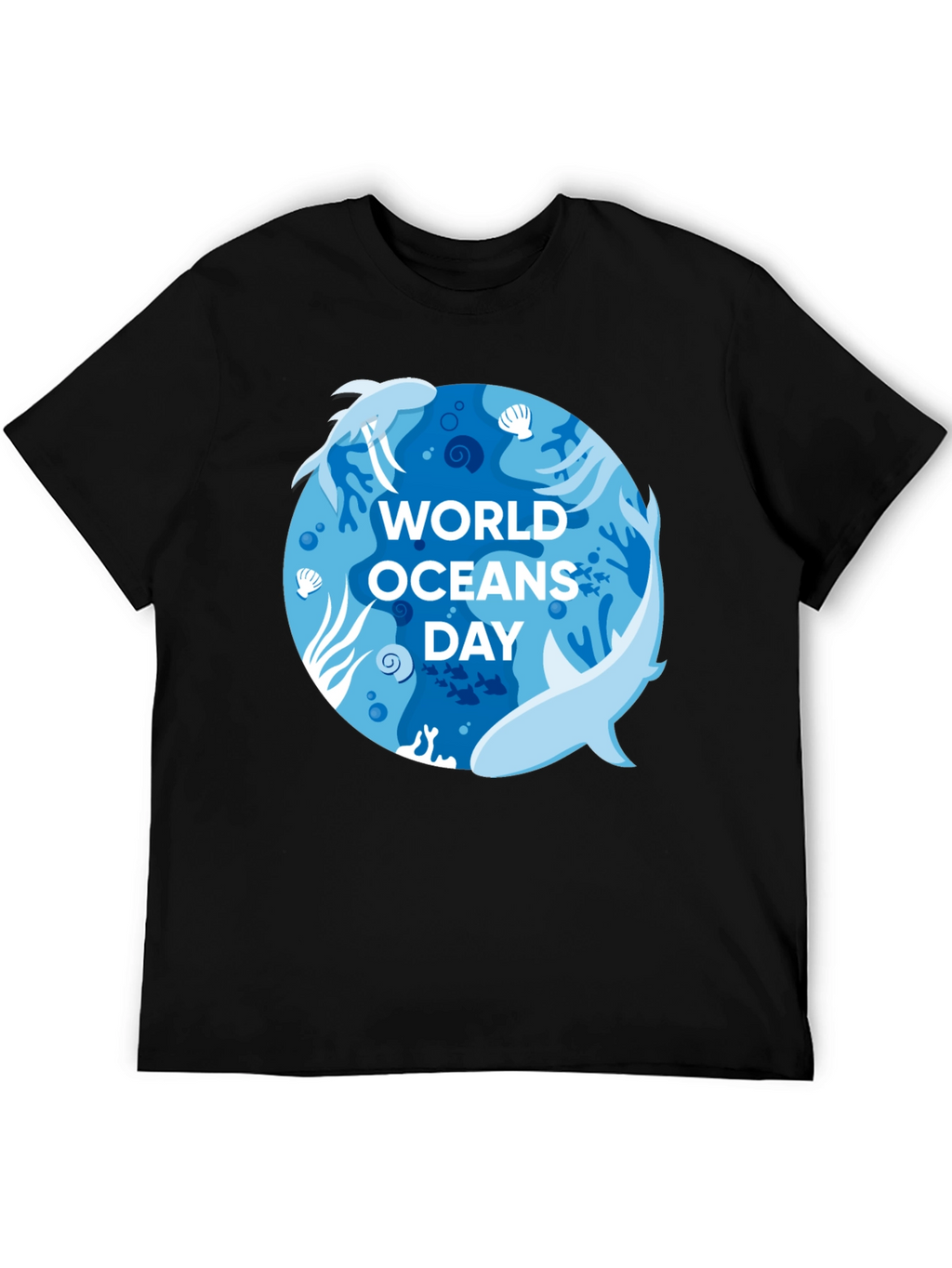 World Oceans Day T-Shirt - Shark Design