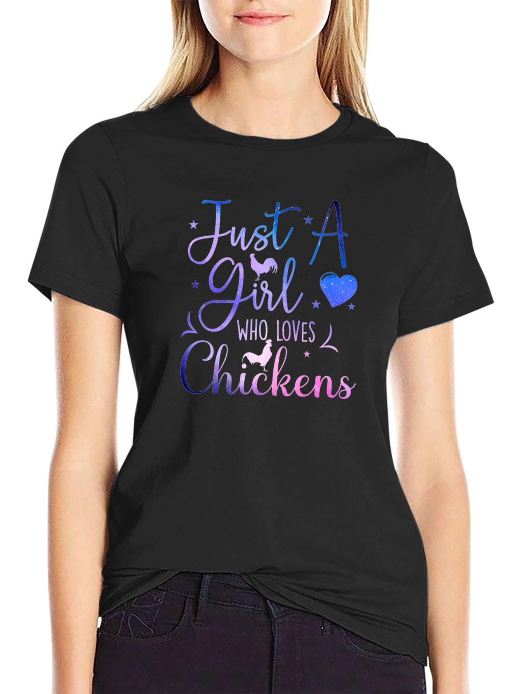 Just a Girl Who Loves Chickens T-Shirt