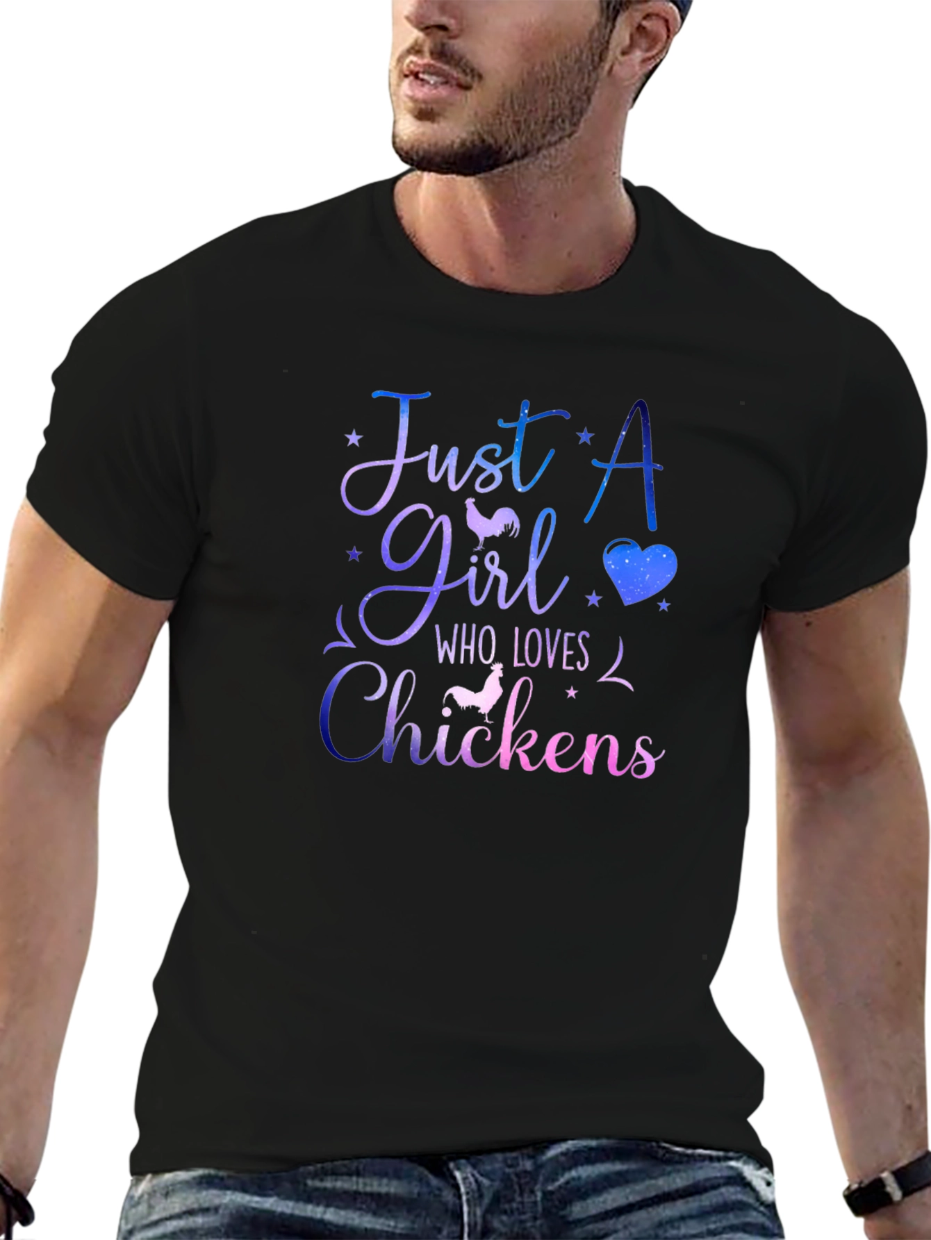 Just a Girl Who Loves Chickens T-Shirt