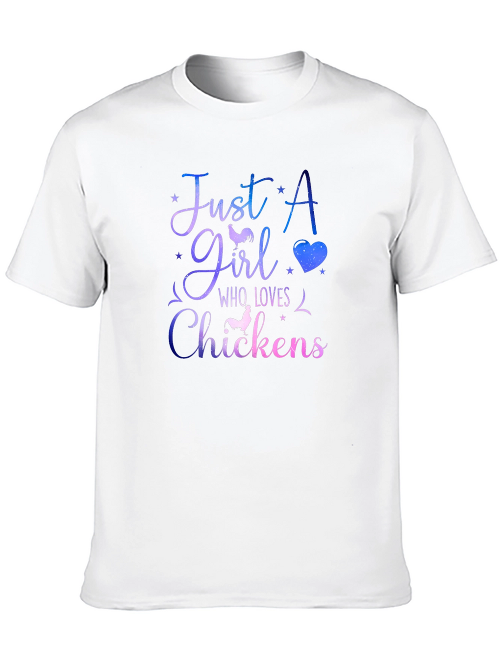 Just a Girl Who Loves Chickens T-Shirt
