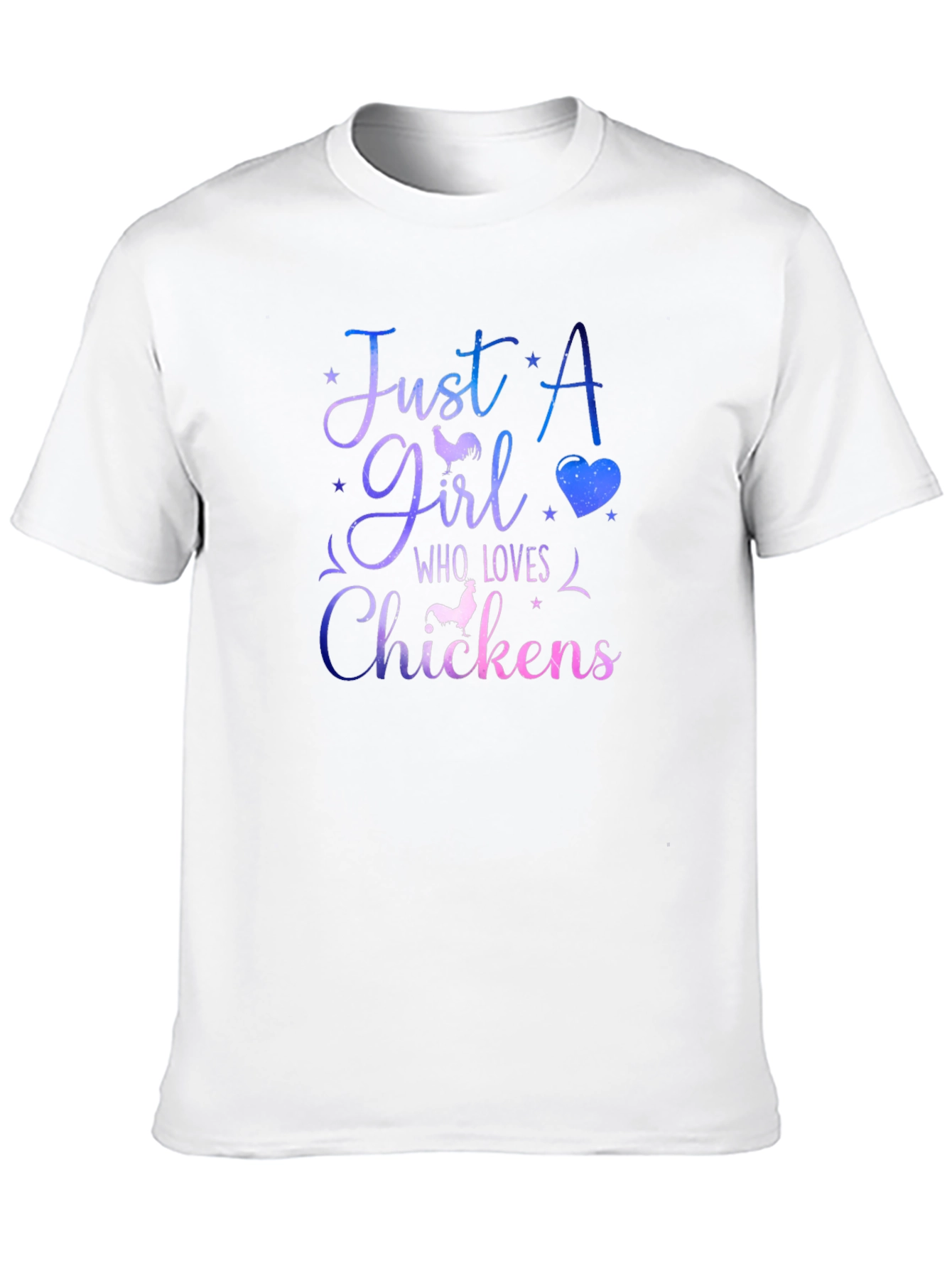 Just a Girl Who Loves Chickens T-Shirt