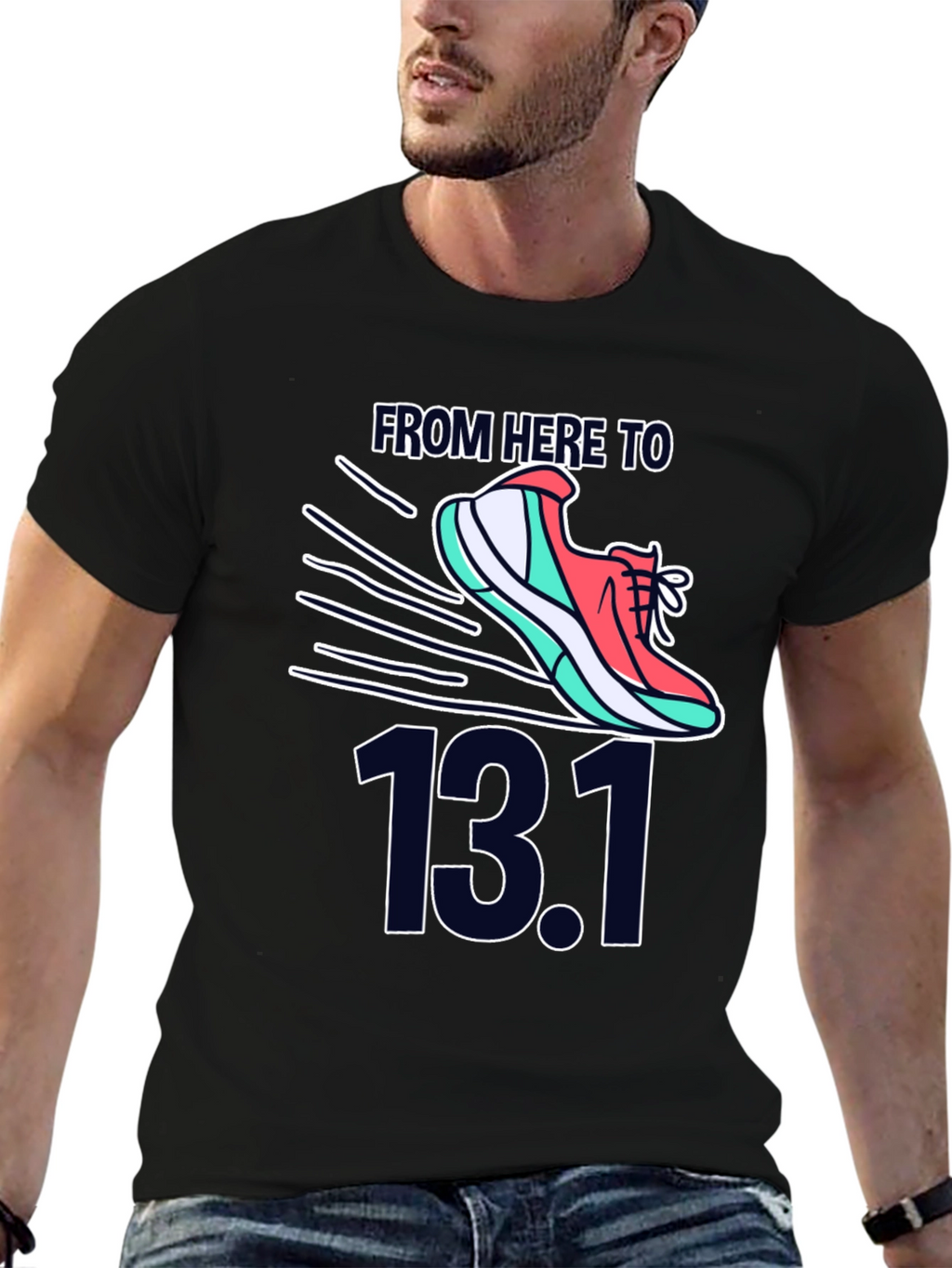 From Here To 13.1 Running Shirt