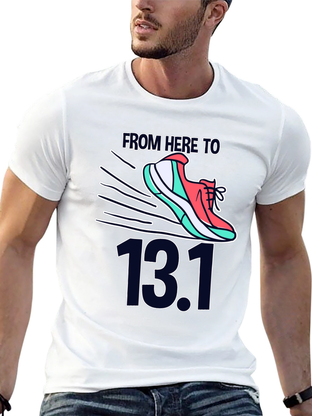 From Here To 13.1 Running Shirt