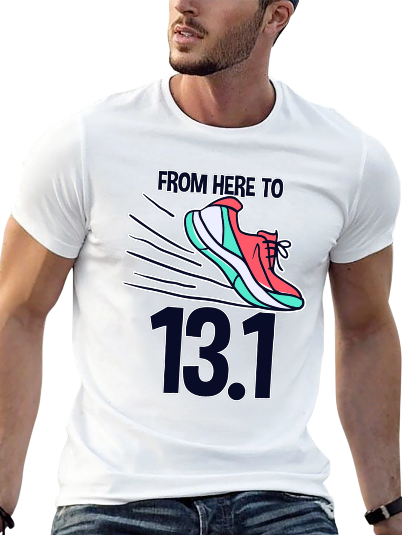 From Here To 13.1 Running Shirt