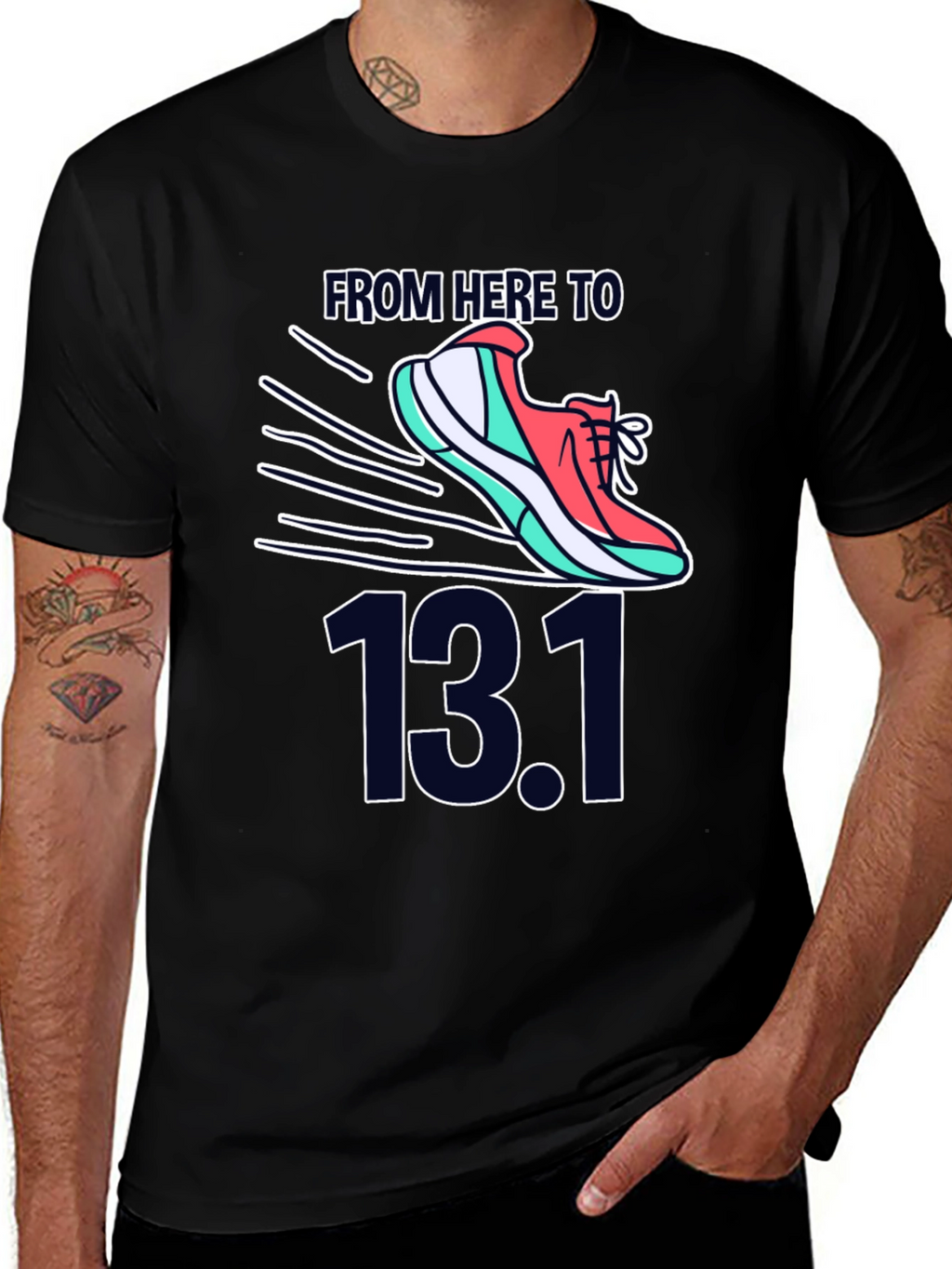 From Here To 13.1 Running Shirt