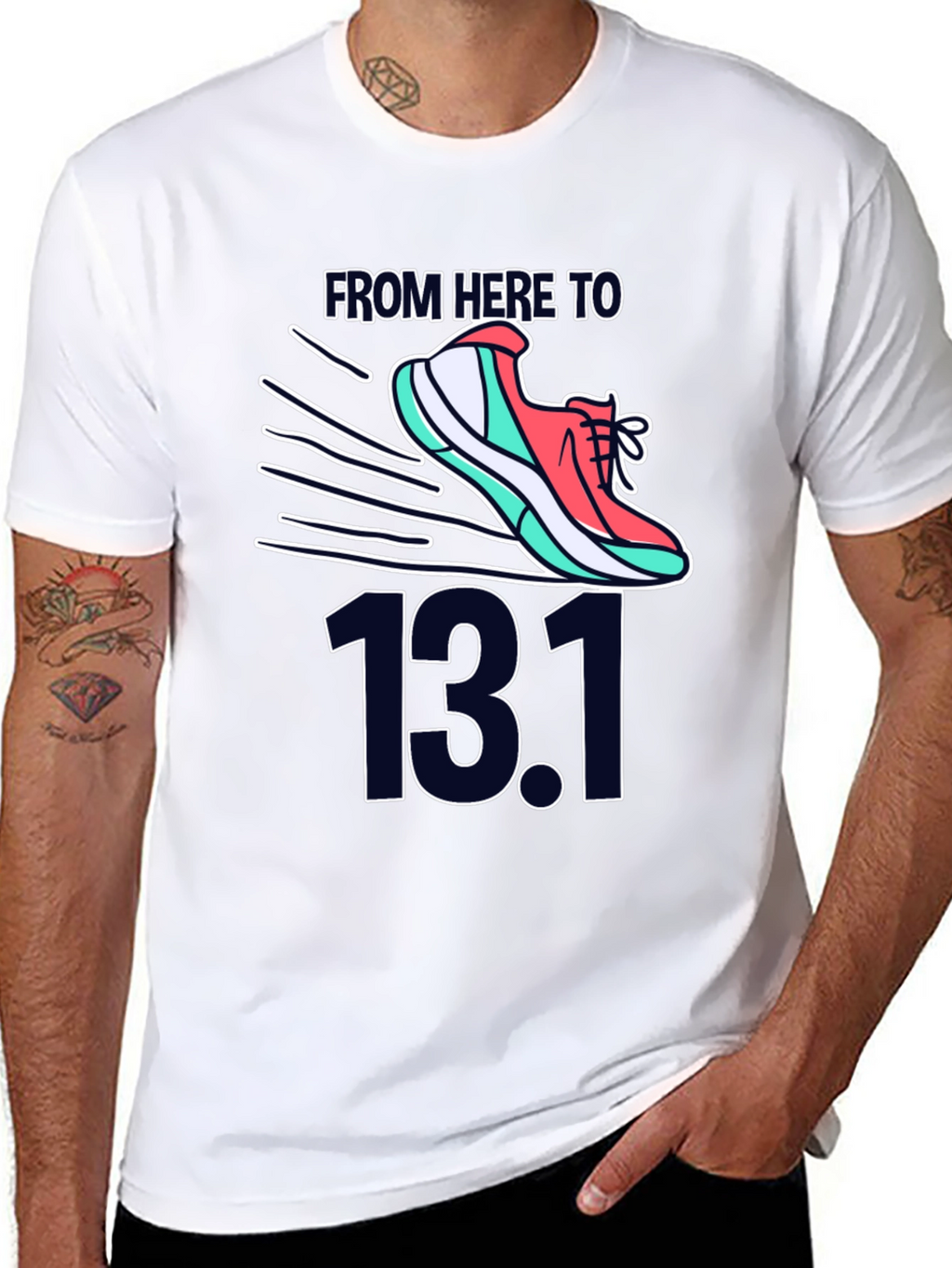 From Here To 13.1 Running Shirt