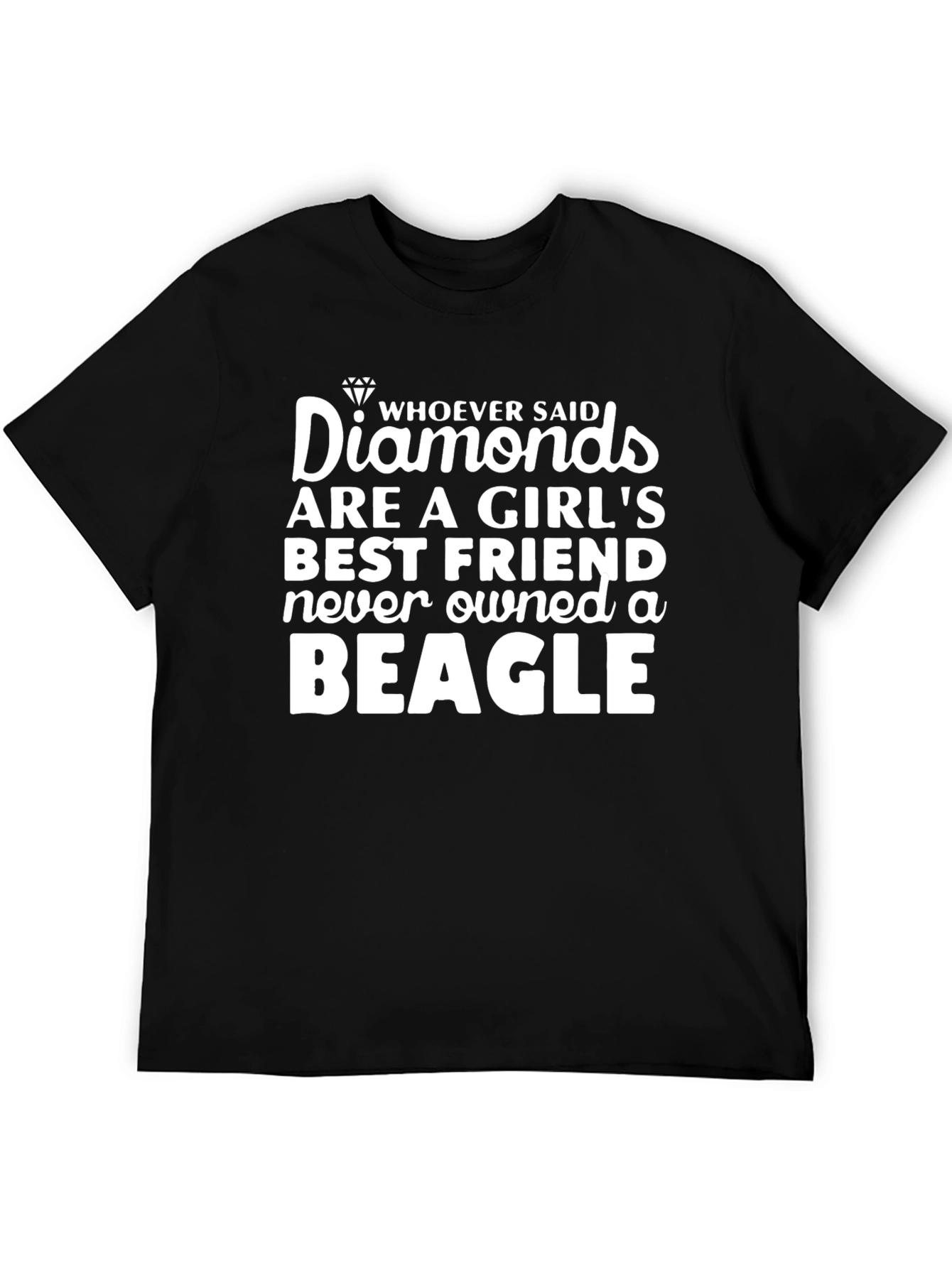 Diamonds & Beagles Graphic Tee