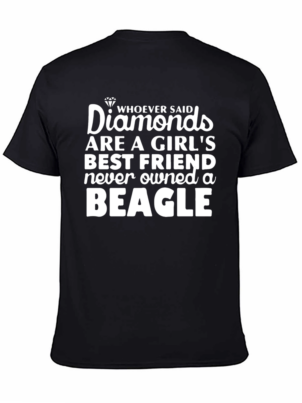 Diamonds & Beagles Graphic Tee