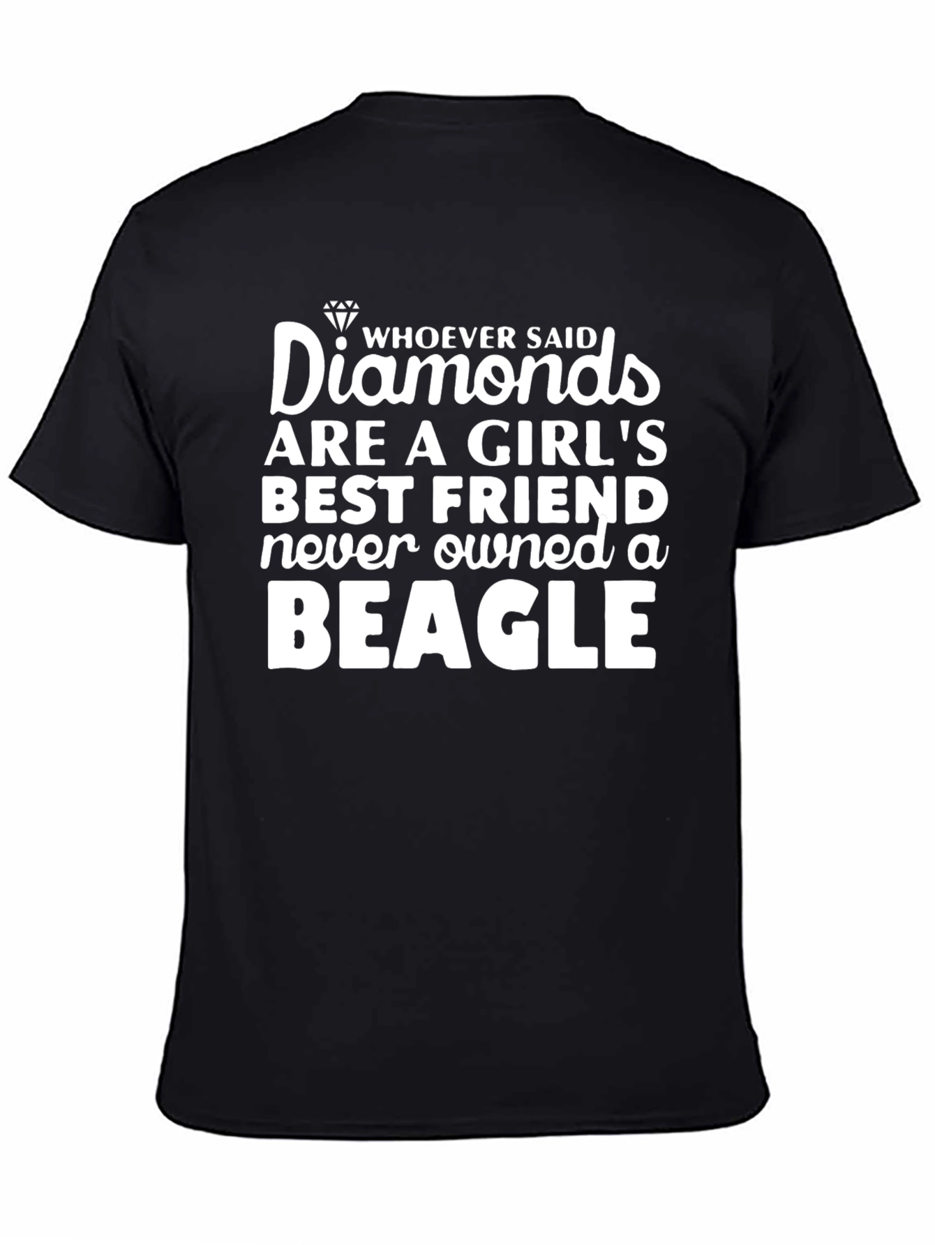 Diamonds & Beagles Graphic Tee